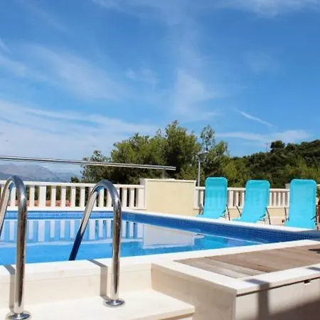Family Friendly House With A Swimming Pool Postira, Brac - 5661 ポスティレ